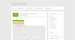 Desktop Screenshot of contractstemplates.org