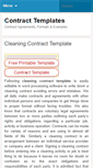 Mobile Screenshot of contractstemplates.org