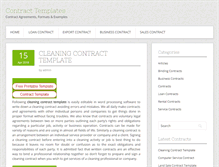 Tablet Screenshot of contractstemplates.org