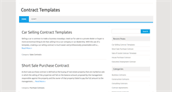 Desktop Screenshot of contractstemplates.com