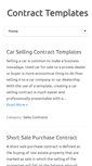 Mobile Screenshot of contractstemplates.com