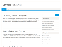 Tablet Screenshot of contractstemplates.com